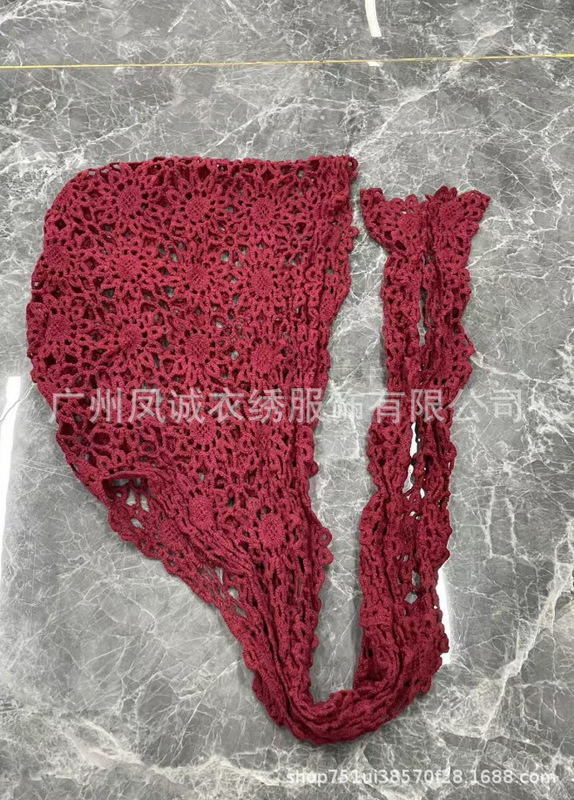 度假氛围感~民族风镂空针织帽女夏季新款披肩帽复古小众显脸小|undefined