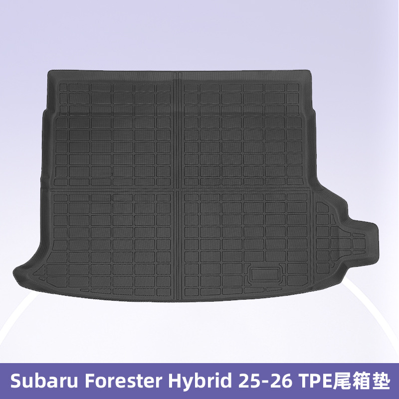 Para Subaru Forester híbrido 2025 - 2026 3D todo el tiempo TPE almohadilla de pie cojín de colateral
