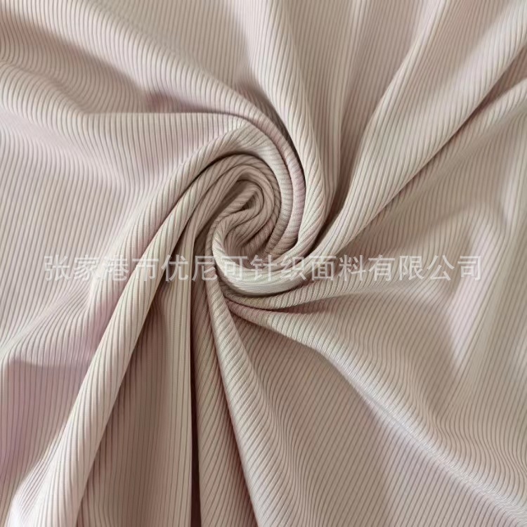 2*2涤纶氨纶罗纹 涤氨冰丝 短裤运动服针织罗纹弹力布