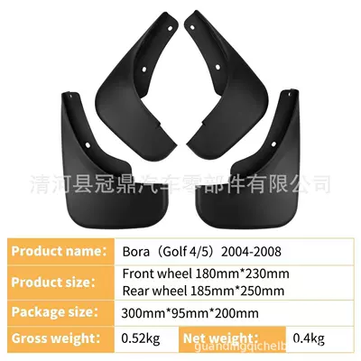 Mudguard Bora 2004-2008 Golf