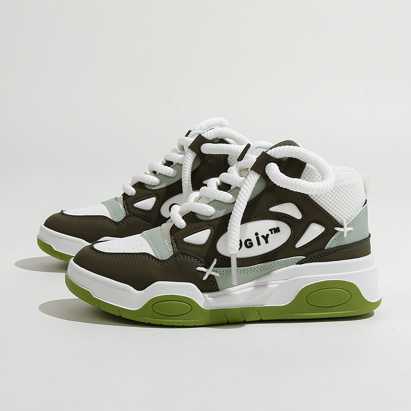 높은 도움 카키