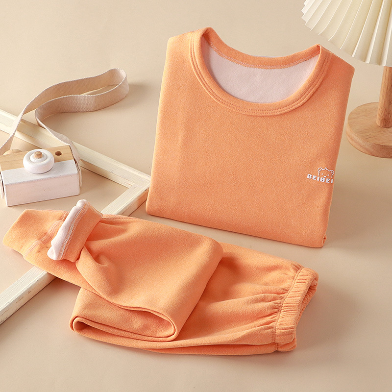 Nuevos trajes de ropa para niños, ropa de otoño para niños, pantalones largos, trajes de otoño e invierno de Derong, ropa interior de base para niñas