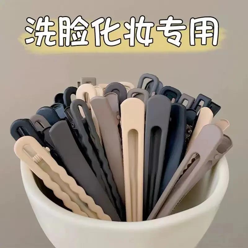 头饰鸭嘴夹大号刘海夹前额发夹侧边碎发一字后脑勺女夏季发饰发卡