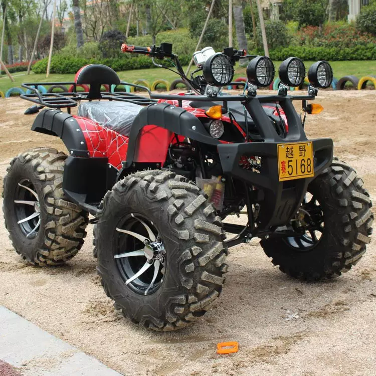 沙滩车四轮越野摩托全地型大小公牛山地摩托车自动挡四驱沙滩车