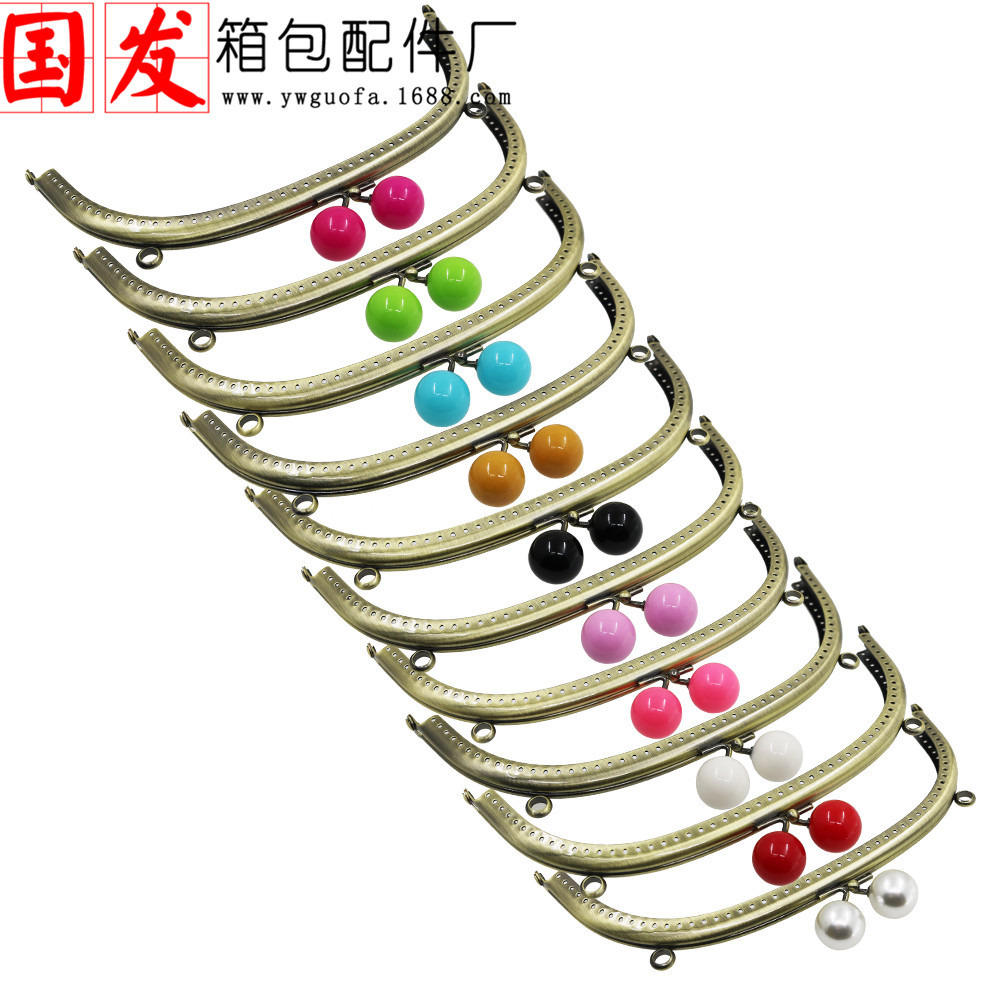 20CM cabeza de caramelo de arco brillante oro 20MM cabeza de perlas de bronce 24 colores opcionales de caramelo color de caramelo