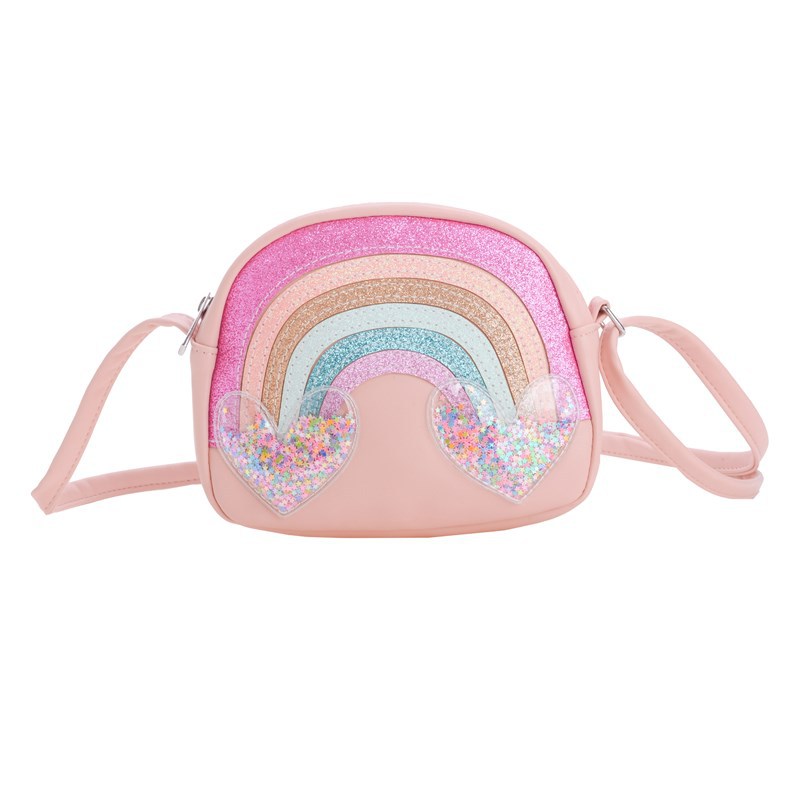 Japón para hombres y mujeres bolsas de hombro de dibujos animados lindos arco iris amor mochila para niños 2025 comercio exterior nuevo bolsas para niños
