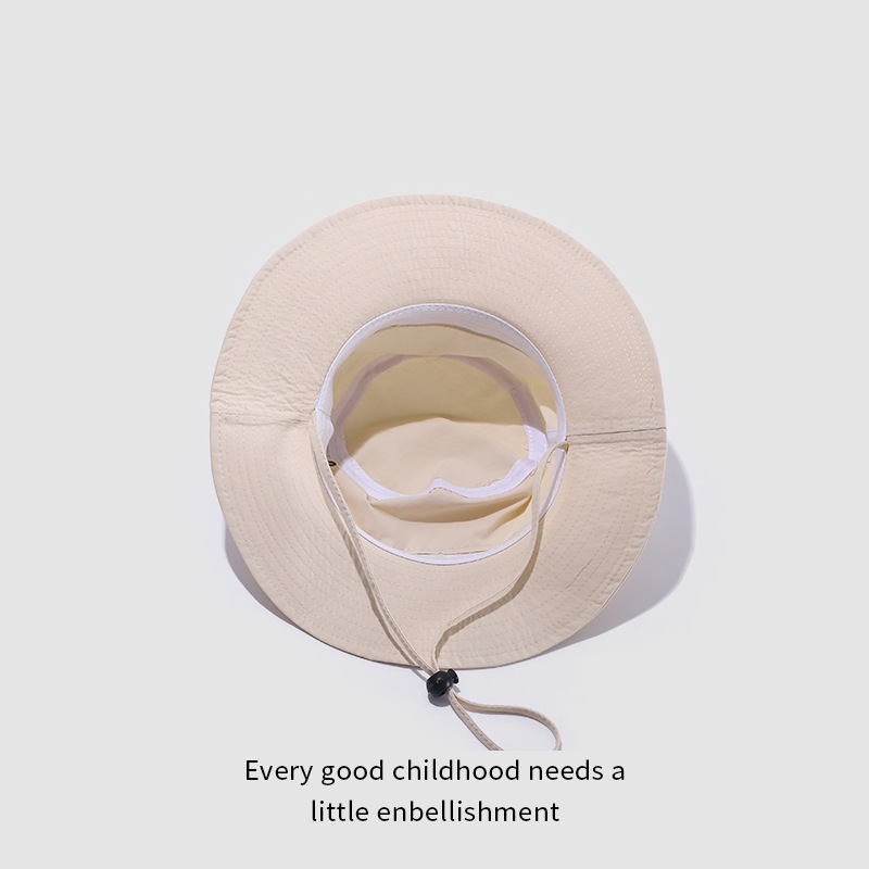 Sombrero de bebé primavera y otoño delgado sombrero de pescador para bebés de verano sombrero de protección solar hermoso gran gorro de sol para bebés