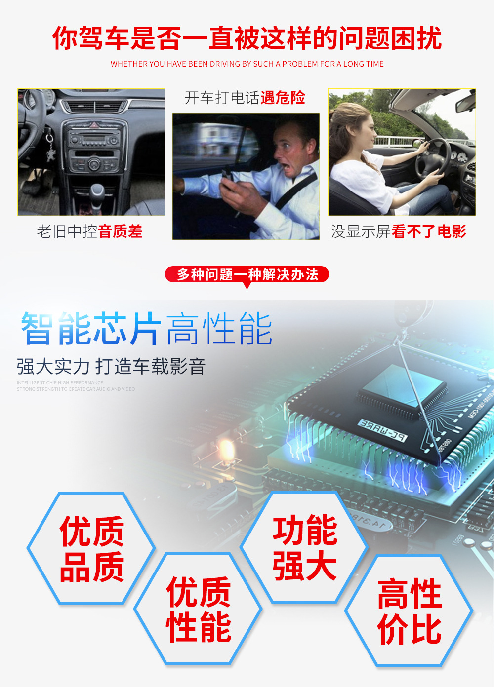7inch Hd Android Manual Retractable Neutral Machine Type-C Fast Charge Gps Navigation Apple Carplay Interconnection