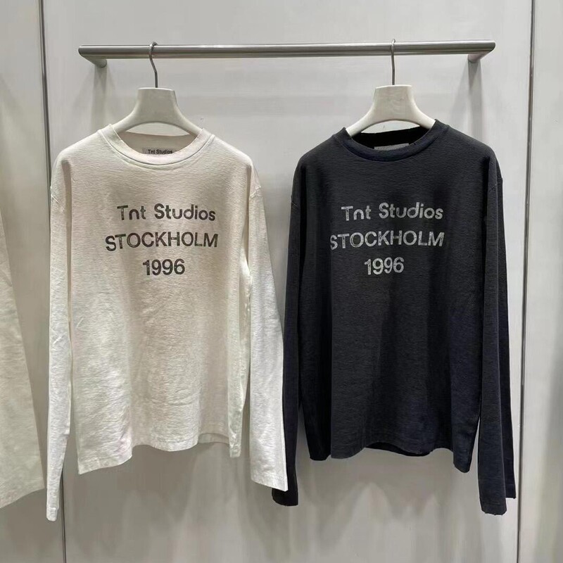 Correct Version of 1996 Printed Men's and Women's Couple's Base Long-Sleeve T-Shirt Trendy