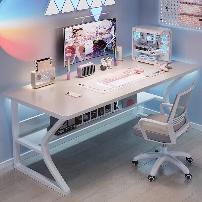 E-Sports Table Home Desktop Computer Table Simple Office Desk Workbench Bedroom Desk Study Table and Chair Combination