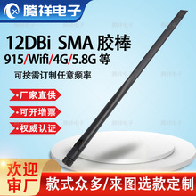 wifi羽毛天线2DB7DB胶棒天线船桨天线扁平羽翼棒状天线 腾祥天线