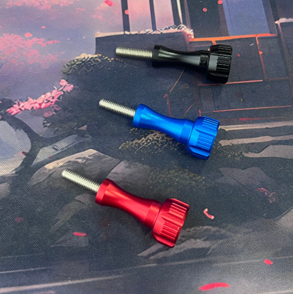 GoPro/Insta360 long metal screw/red