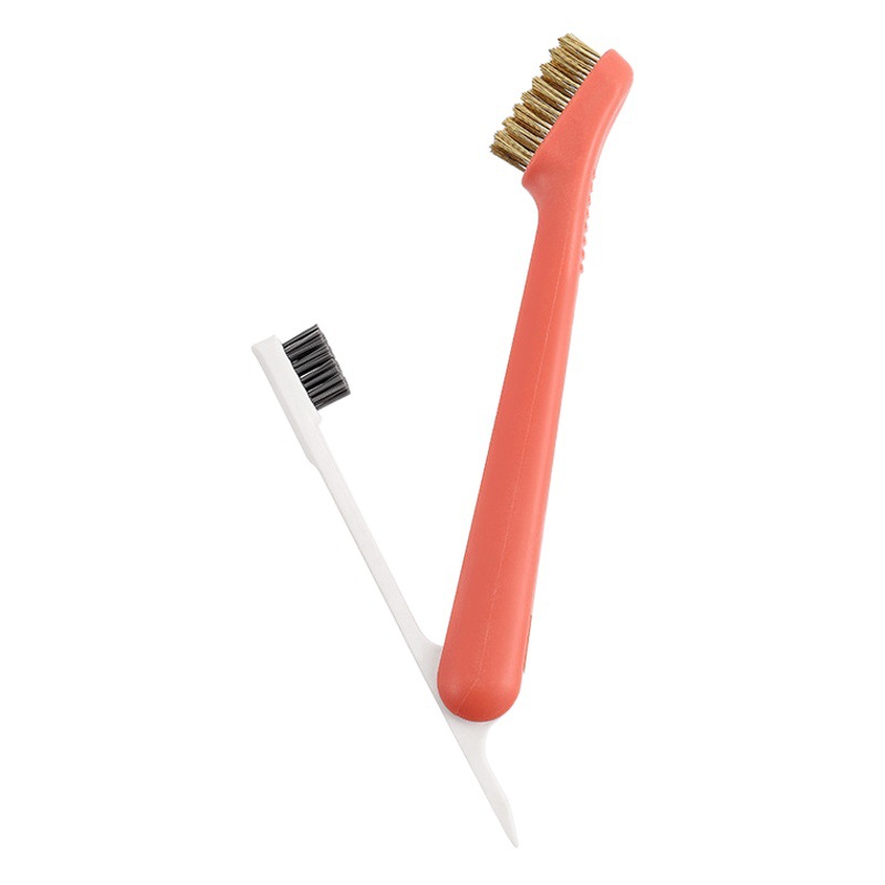 Cocina estufa de gas cepillo de limpieza cepillo de alambre cocina campana brecha eliminación de aceite de limpieza artefacto cepillo herramienta