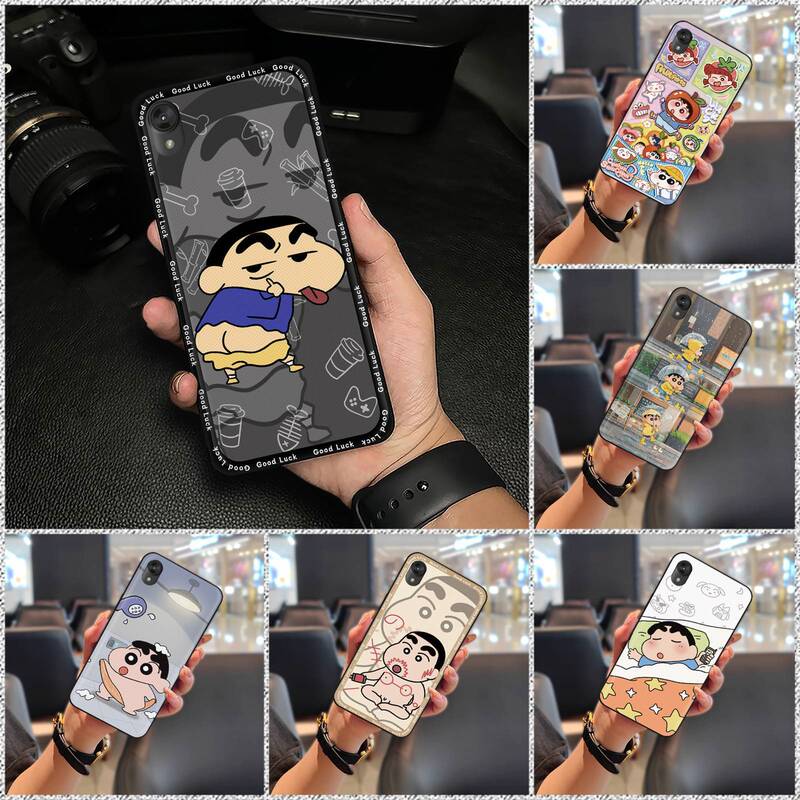 Suitable for Moto Mobile Phone Case Pure Color Cartoon Animation Soft Shell Funny Crayon Full Edge Trendy Men and Women Cooling