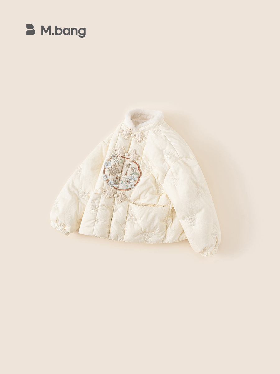 Youbao ropa para niños niñas nuevas chaquetas de plumas chinas invierno nuevas niñas gruesas y cálidas chaquetas de plumón de pato blanco de invierno