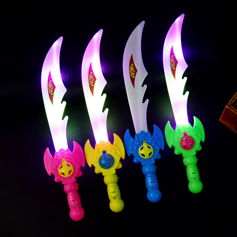 음악이 있는 갑옷 칼