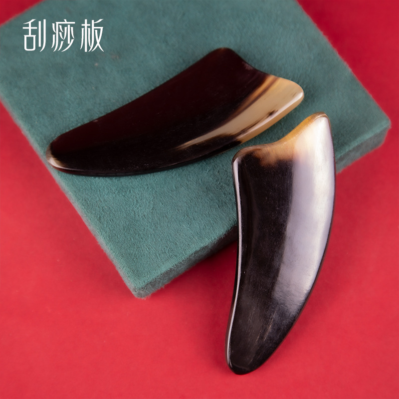 Gua Sha Board for Whole Body, Universal Household Flower Horn Gua Sha Board, Facial Beauty Gua Sha Tool, Health Care Facial Massager