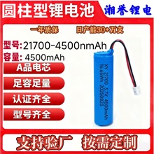 21700锂电池4500mAh大容量10A电子工牌电池电动牙刷锂电池手电筒
