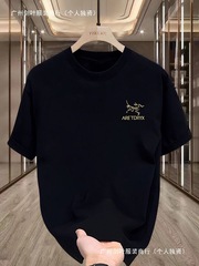 Niaojia 260 グラムコーマ綿 Tシャツ男性と女性の半袖 2025 夏新アメリカンヘビールーズカップル半袖