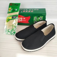 3520厂家供应20式新款老北京布鞋防滑耐磨透气休闲懒人工作布鞋
