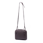 跨境风潮新款编织包时尚百搭手工编织双拉链化妆镜子大容量斜挎包