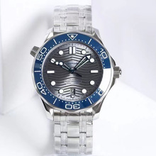 VS厂海马300系列男士钢带全自动机械防水潜水夜光手表可一件代发