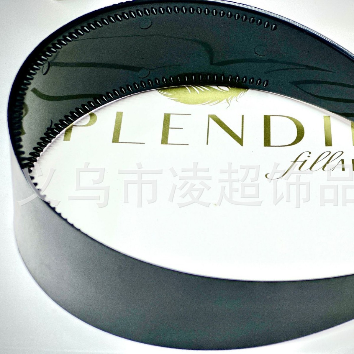 厂家直销 48mm有齿环保塑料发箍毛胚 DIY发箍半成品 ABS料