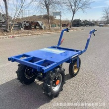 家用电动带斗手推车高低速档位控制 农田小路48V助力独轮车