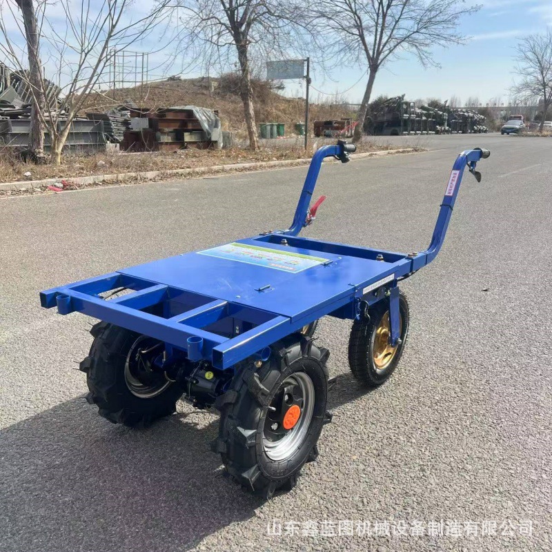 家用电动带斗手推车高低速档位控制 农田小路48V助力独轮车