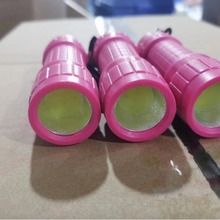 9LED手电筒 COB光源 简易式 家用户外 外贸 塑料手电筒橡胶手电筒