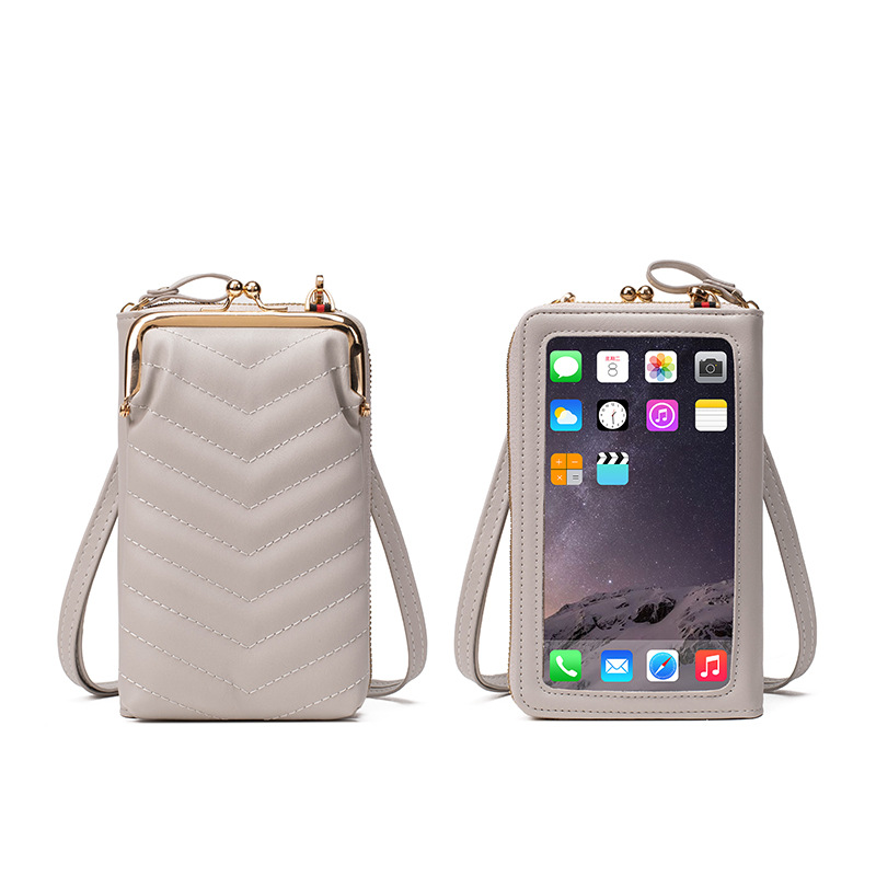 Bolso para teléfono móvil para mujer, bandolera, monedero, funda para teléfono TikTok, bolso portátil, mini bolso vertical, para viajes informales.