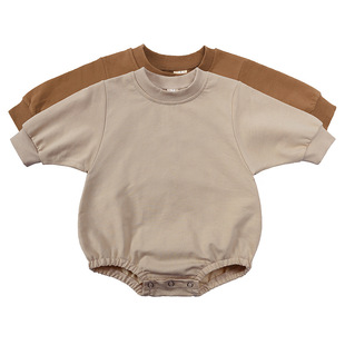 K-Style of Ins Infant Spring & Fall Clothing New Jumpsuits for Men and Women Baby Crawling Clothes Bag Fart Clothes Baby Clothes