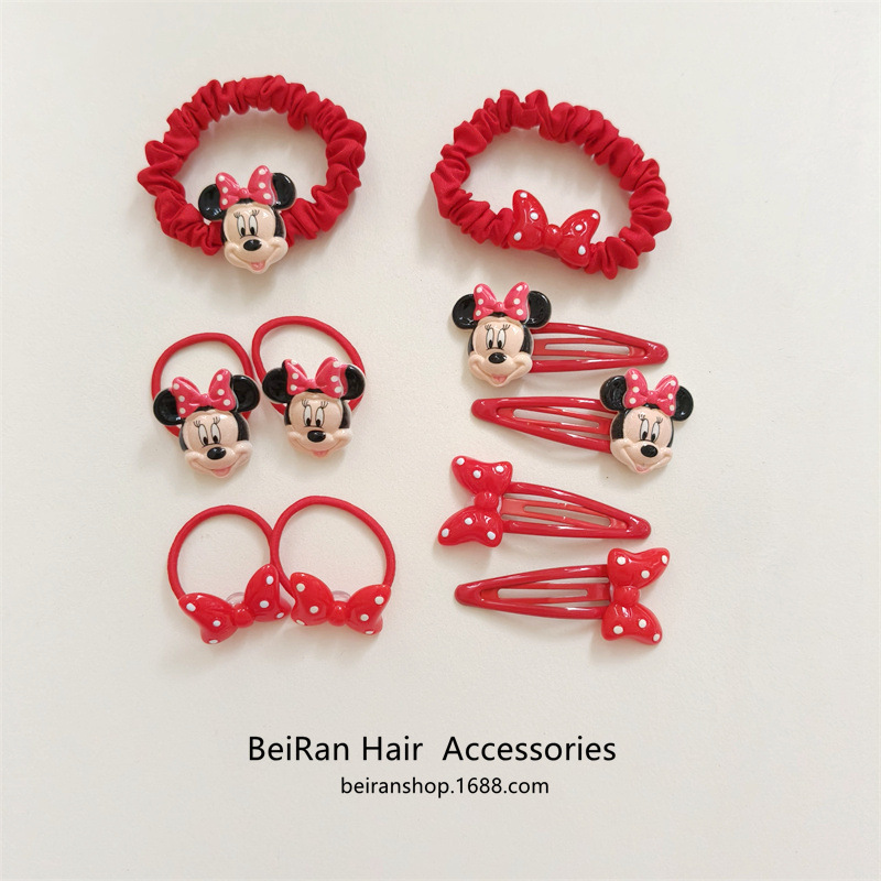 Cute children's red harmless hair accessory