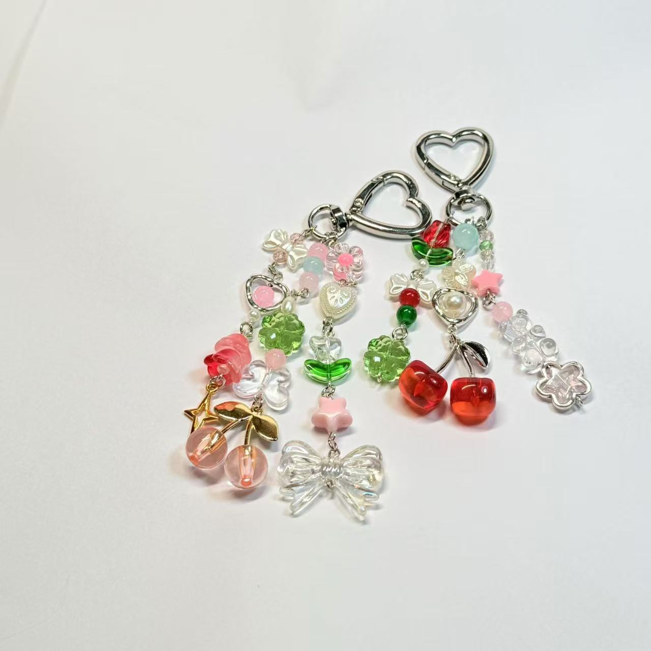 Cute Resin Animal Fruit Unisex Bag Pendant Keychain display picture 4