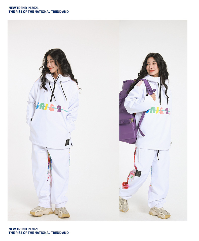 スノーボードウェア上下セットメンズレディース男女兼用20232024作