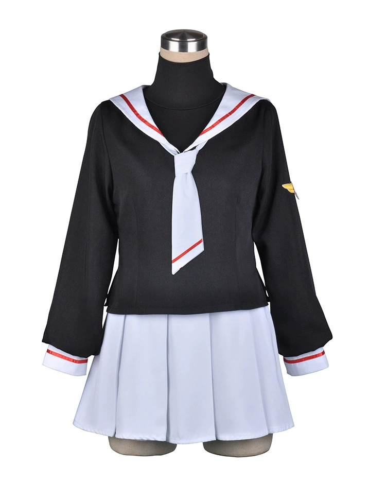 Cardcaptor Sakura Sakura Школьная форма Полный комплект Cos Сценический костюм для косплея по индивидуальному заказу