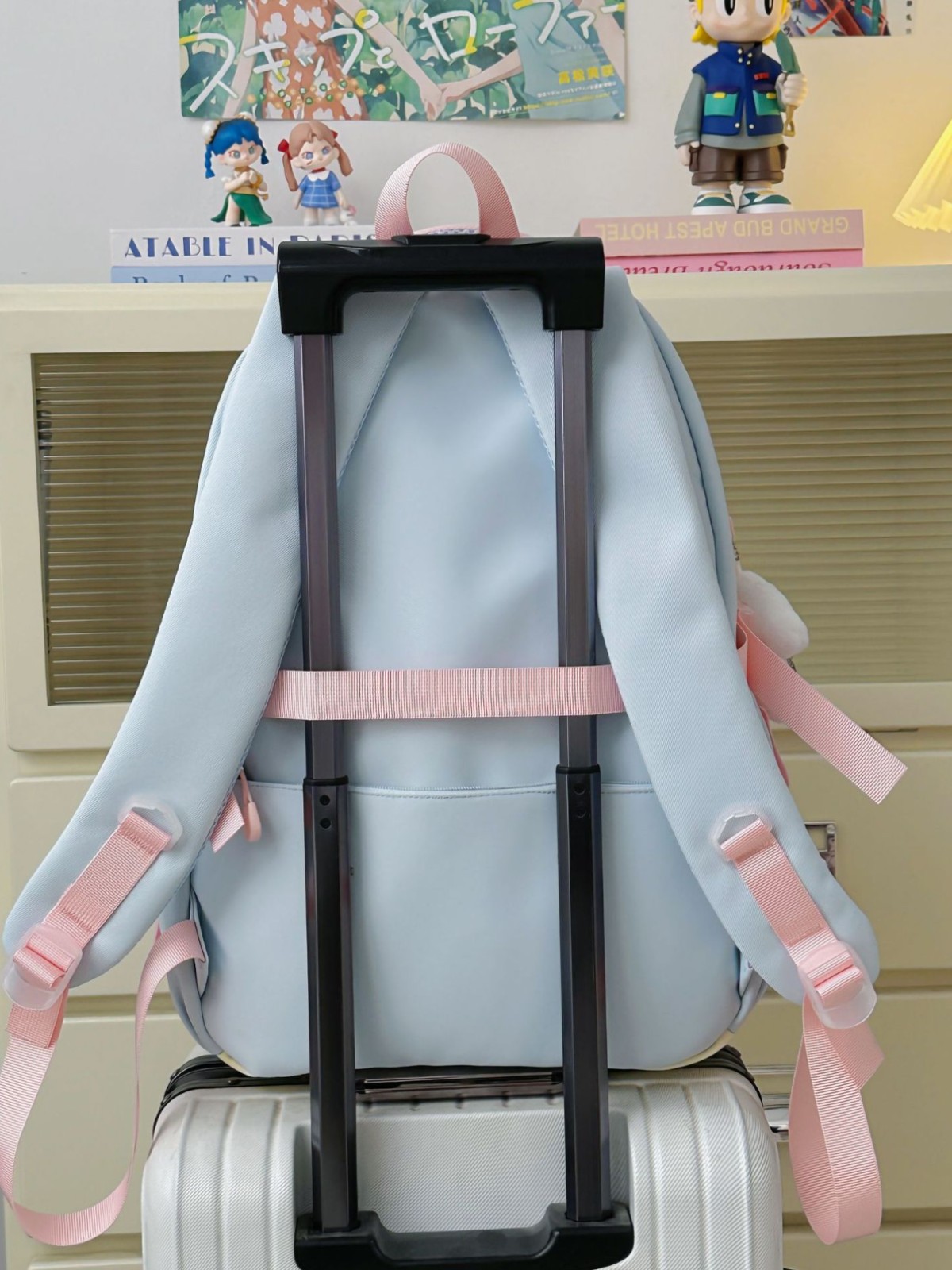 Bolsa de dolor de hombro de arco japonés de color contraste, bolsa de dolor de alta calidad, bolsa de dolor de alta capacidad, bolsa de dolor transparente