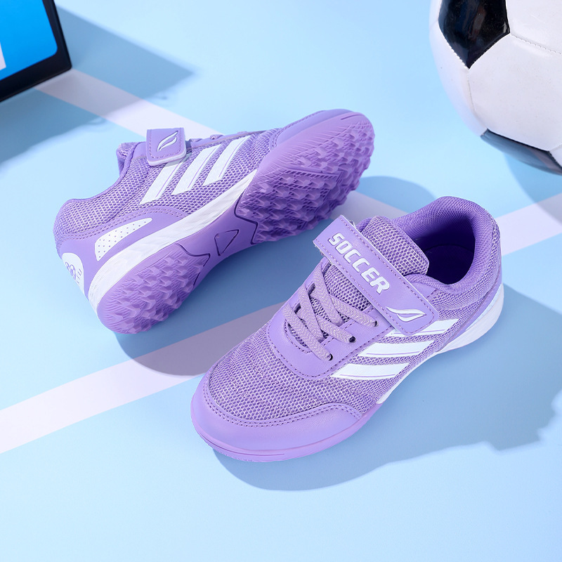 Zapatos de Fútbol Infantil con Cierre Adhesivo Transpirable y Ajustable para Entrenamiento image 16
