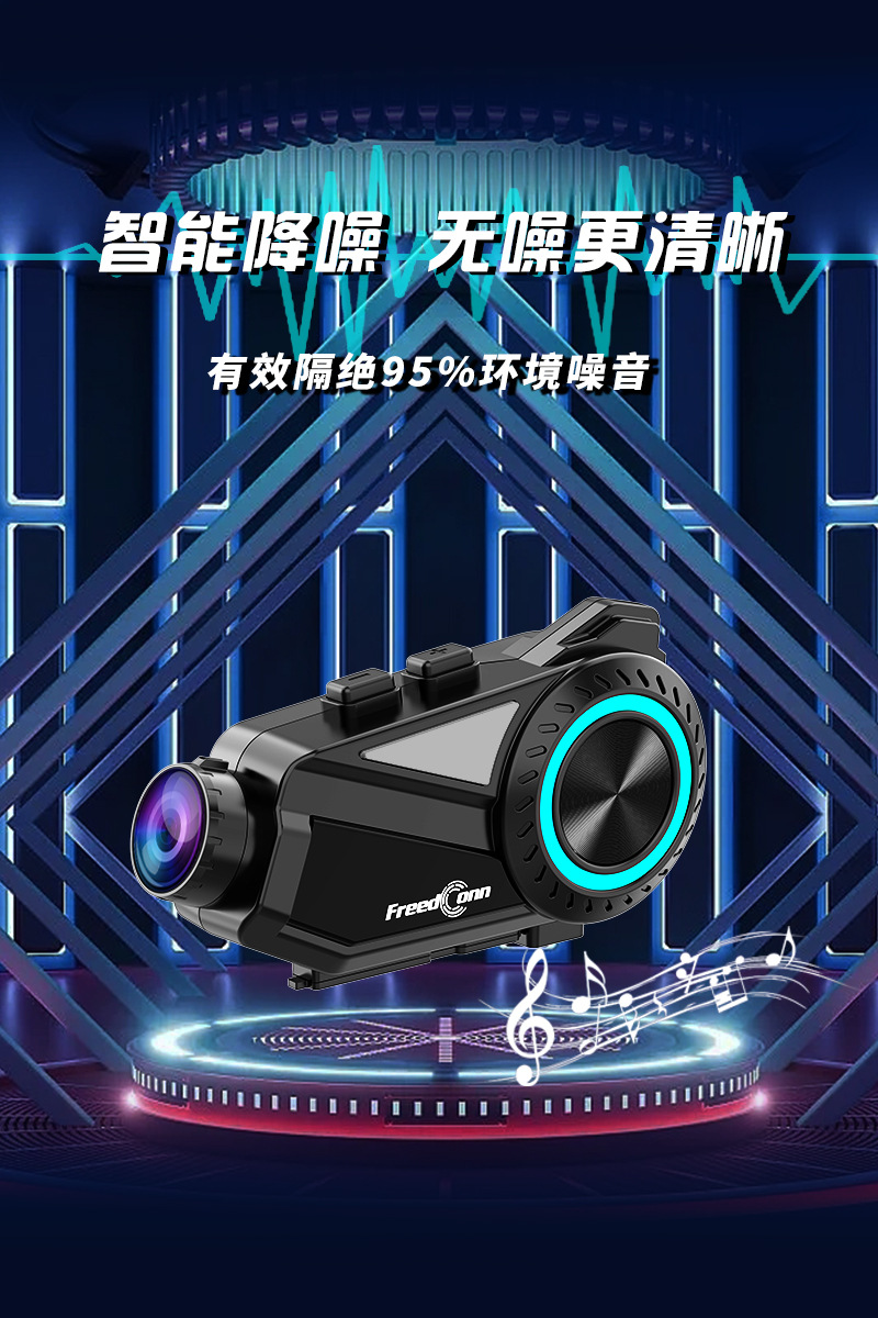 Lu Yi R3 Pro Motorcycle Built-In Helmet Bluetooth Headset Heavy Motorcycle Driving Recorder Camera Integrated Wholesale