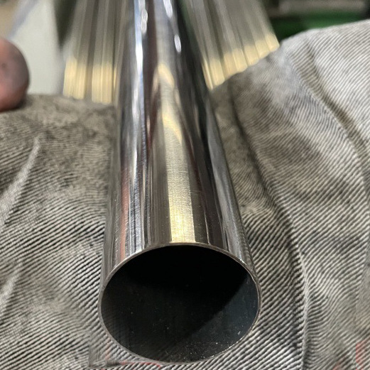 Tubo Redondo de Acero Inoxidable 304 Diámetro Exterior 22mm Pulido