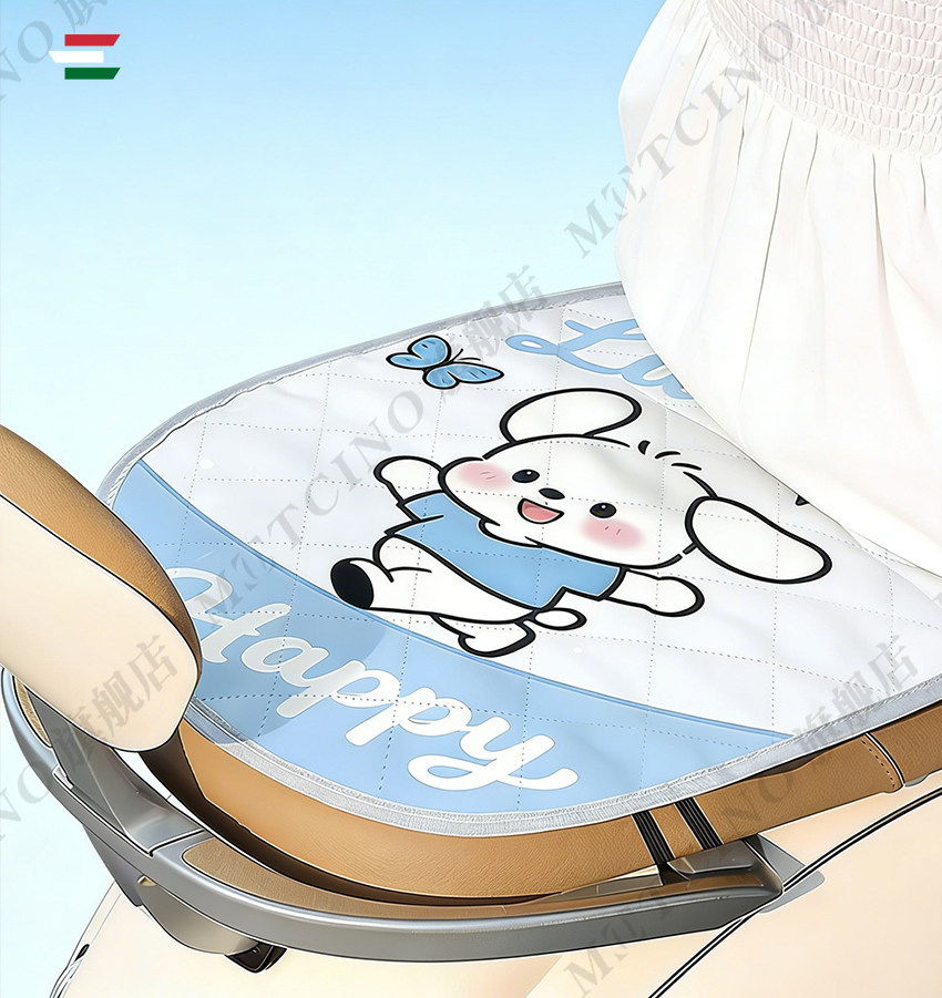 2026 New Model Electric Vehicle Seat Cover, Sun Protection and Heat Insulation Seat Cover, Summer Battery Seat Cushion, Motorcycle Flip-Up Pad, Waterproof