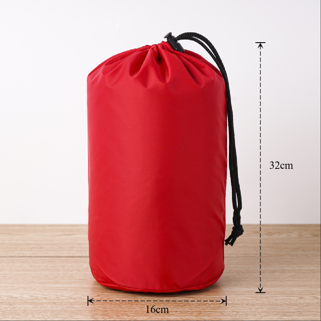 Bolsa de cuerda de nylon impermeable cilíndrica de plumón para ropa doméstica de poliéster bolsa de almacenamiento bolsa de embalaje bolsillo de paquete de contracción image 109