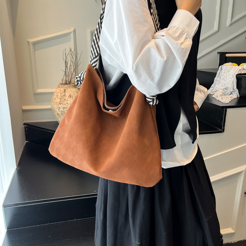 Borsa a spalla alla moda maxi capiente borsa a secchiello donna_voghion.com