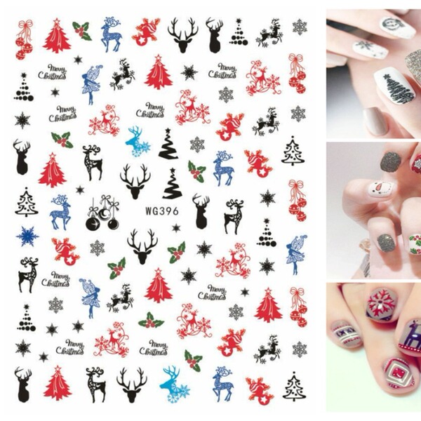 Christmas fake nails for nails for manicure