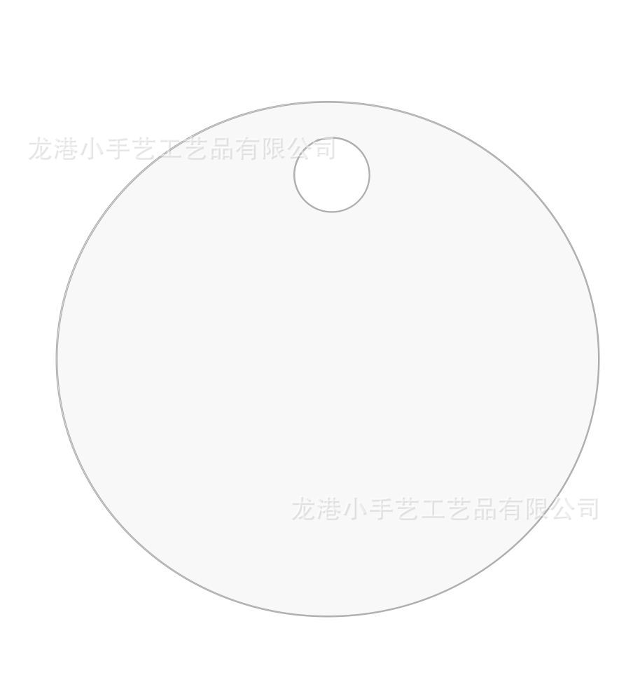 跨境加化妆工亚克力透明调色板油画椭圆调色盘水彩水粉丙烯颜料