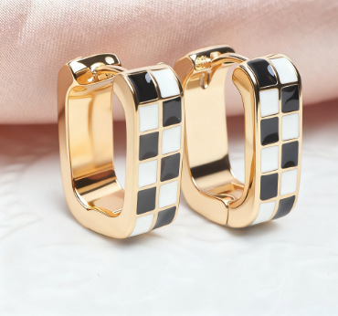 Fashionable Open Stud Earrings, Hypoallergenic Luxury Jewellery_voghion.com