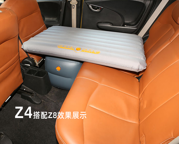 Car inflatable bed, SUV air mattress for the back seat, sleeping pad, portable bed sleeping pad for the rear seat, height-increasing cushion