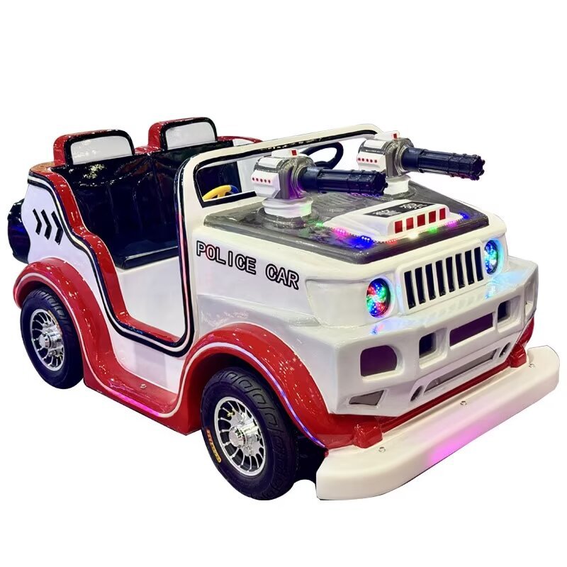 Niños Shuang ciervo parachoques eléctricos luminosos de doble coche de atracciones al aire libre plaza centro comercial puesto de fábrica de equipos de atracciones