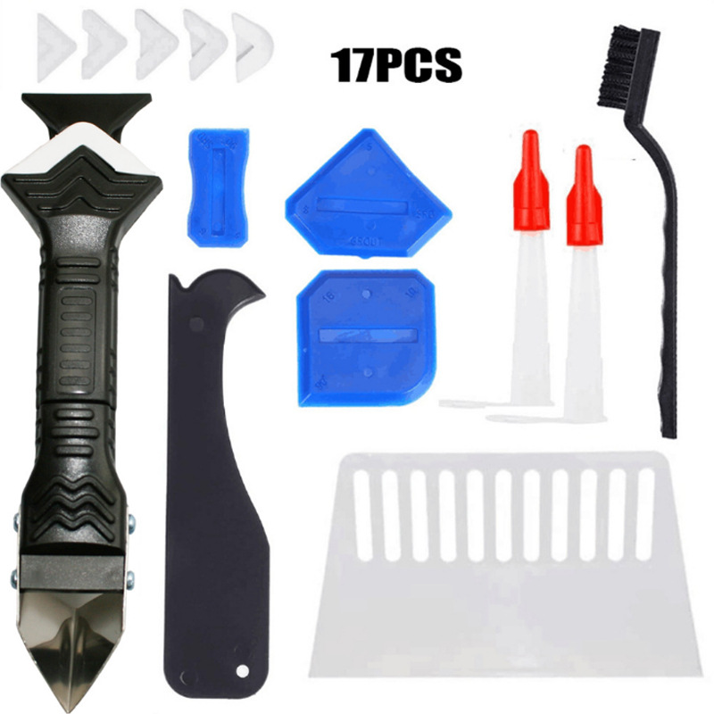 17 피스 세트 (화이트 3 in 1 골드