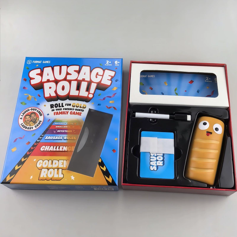 Английская карточная игра SAUSAGE ROLL колбасный рулет семейная настольная игра карточная игра на вечеринку